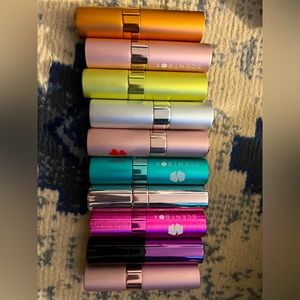 Ten scentbox perfumes, barely used, price for all